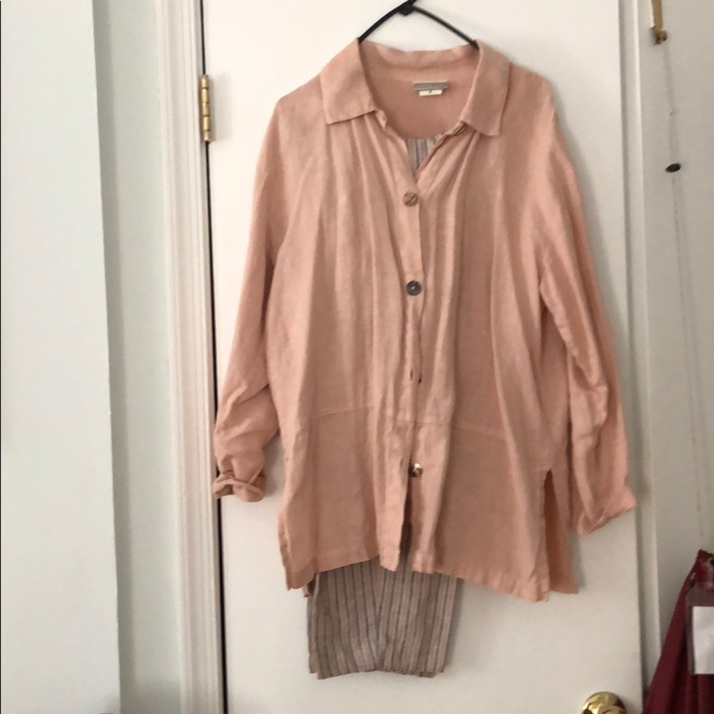 Linen paint suit